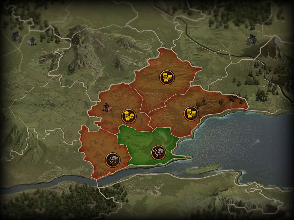Karte der Kontinente: Provinzen & Sektoren - Forge of Empires